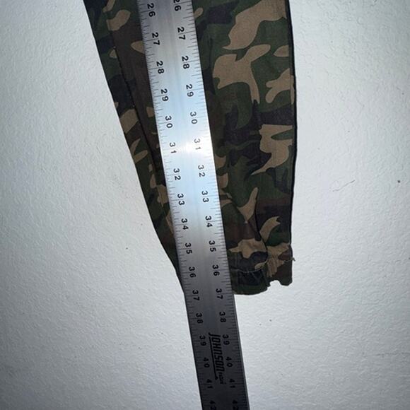 Double Denim Women's Large Cargo Jogger Pants Casual Elastic Waist NWT - Picture 4 of 4